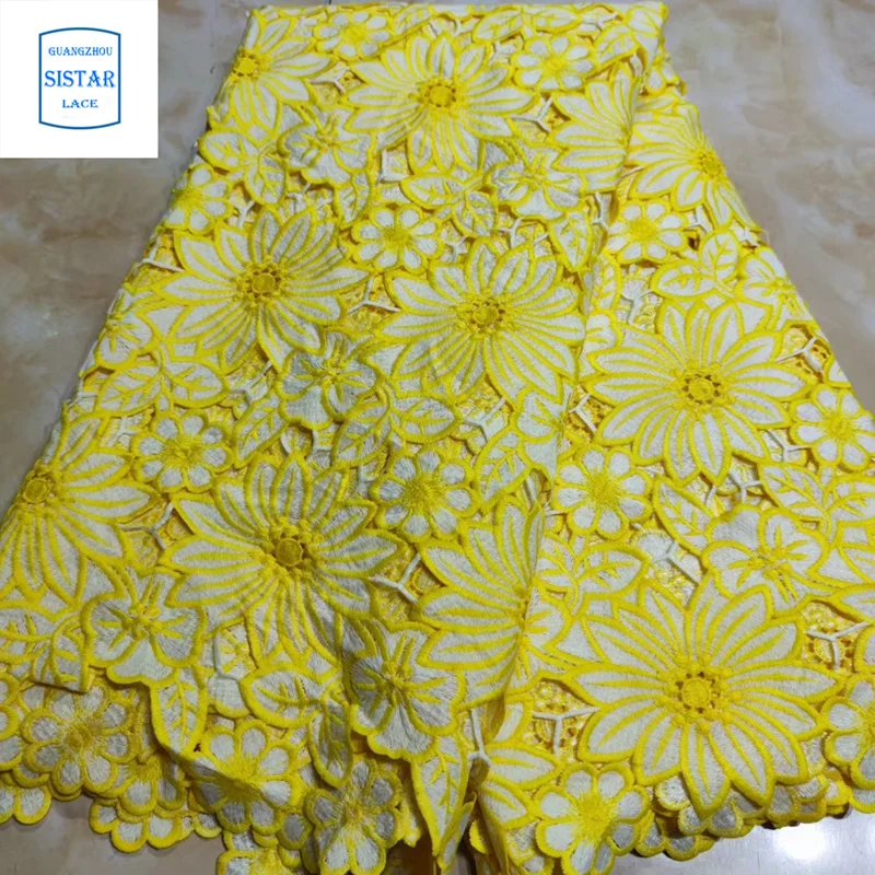 2020 новейшая африканская кружевная ткань высококачественные водорастворимые