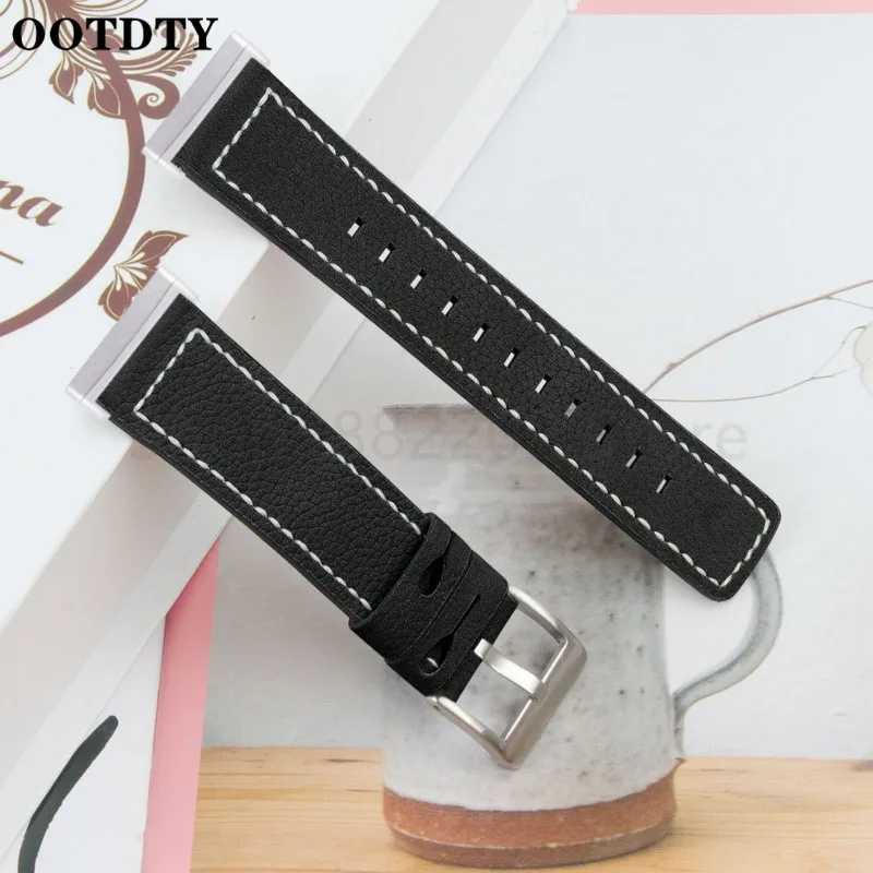 

Replacement PU Leather Wrist Sport Strap Belt Watch Band for -Fitbit Versa 3 Sense Bracelet Watch Accessory