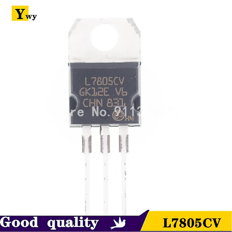 

10 шт. L7805CV L7805 7805 Напряжение регулятор 5 V 1.5A TO-220