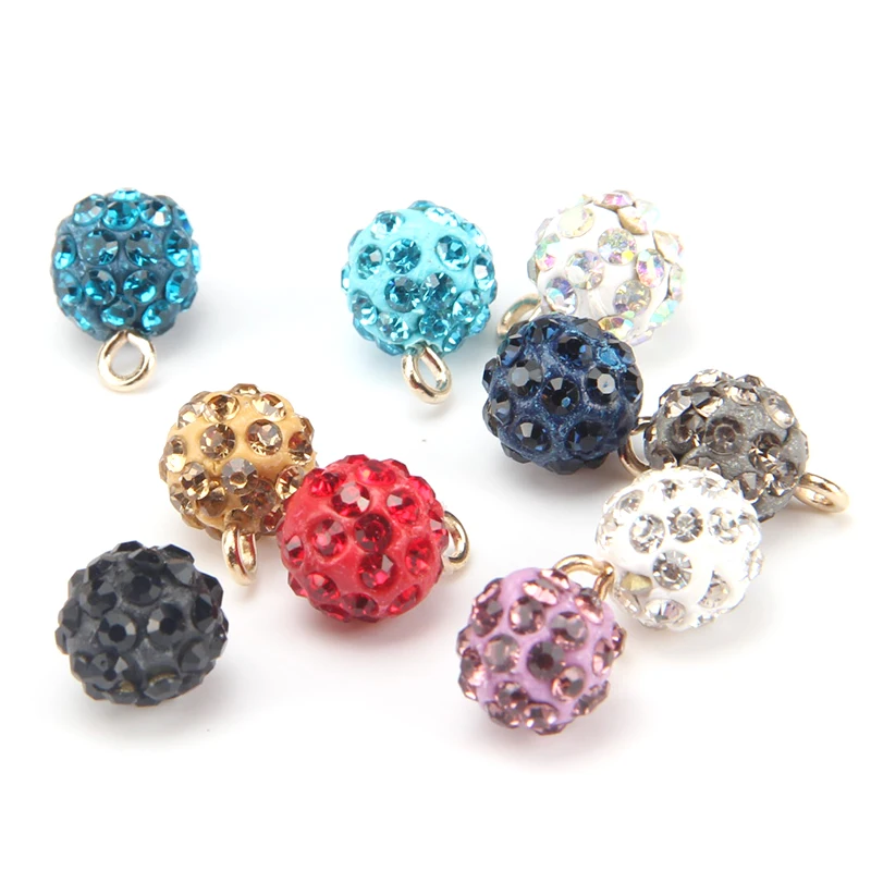 10 шт. блестящие украшения для волос|Пуговицы| |