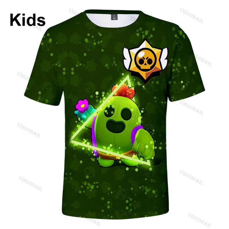 

Browlers Rico and Star, Child Wear Shooting Game 3d Swearshirt Boys Girls Tops Kids T-shirt GENE Sally Leon Tshirt Teen Clothes