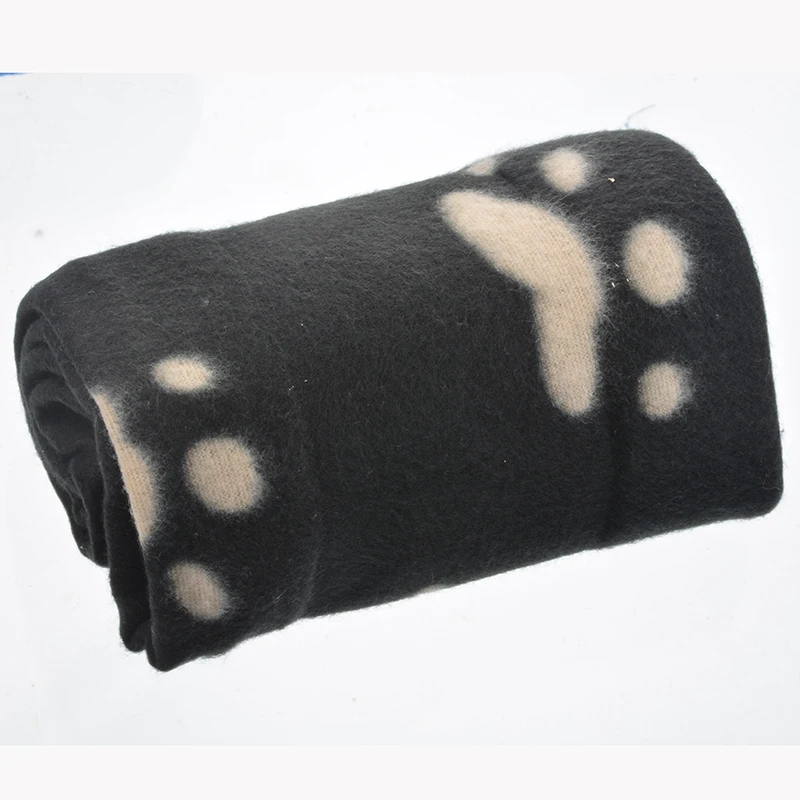Зимнее теплое флисовое мягкое одеяло для кошек спальный коврик щенков милый