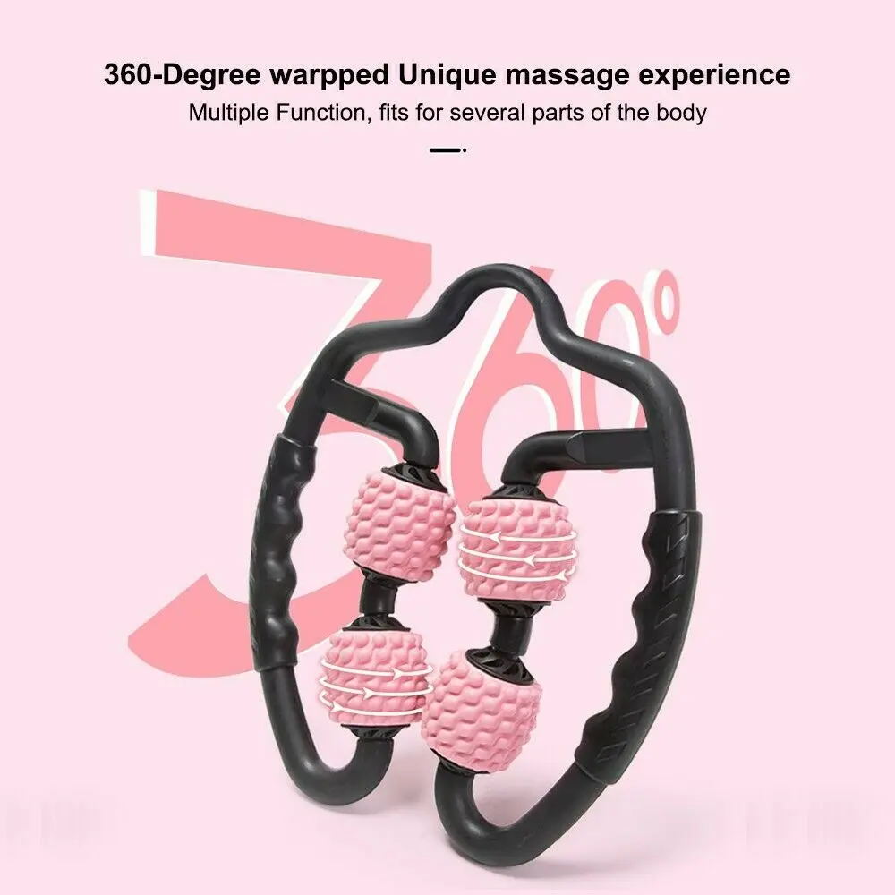 4 точечный ролик для фитнеса рука ног массажная палочка триггер давления