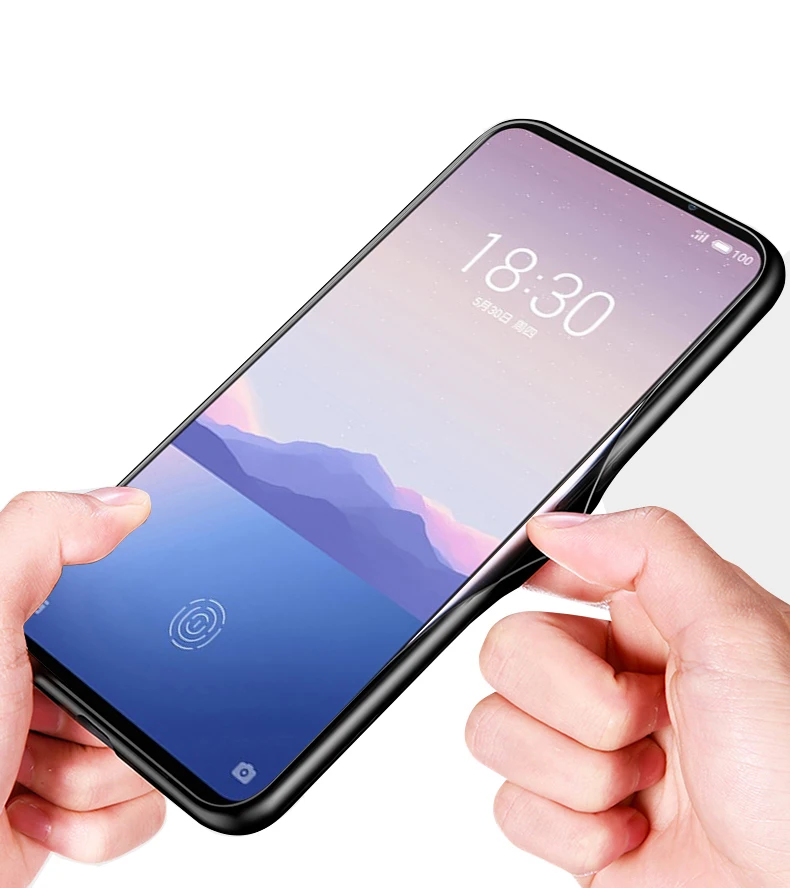 Для Meizu 16S 16xs чехол стекло для ПК чехол для телефона черный ТПУ бампер чехол для Meizu 16XS 16S 16th Plus чехол для Meizu 16s 16 th X Чехол
