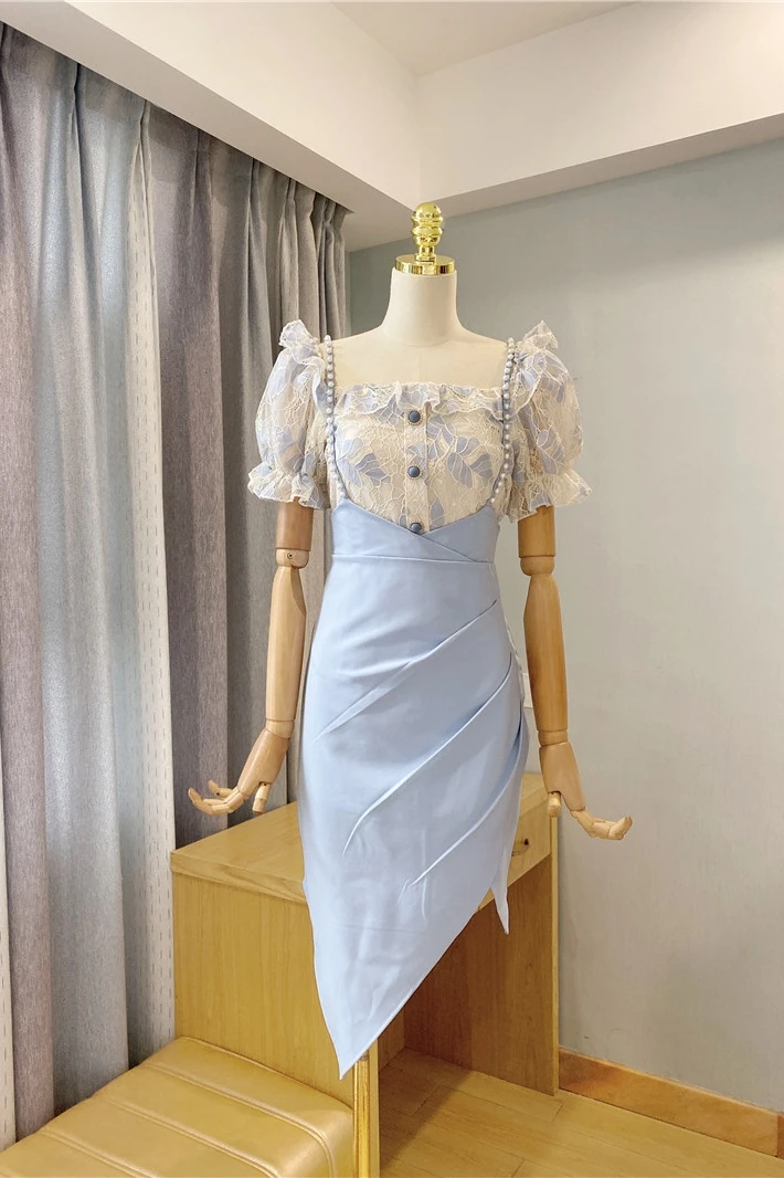 Женский костюм из двух предметов милая модная кружевная Строгая рубашка с