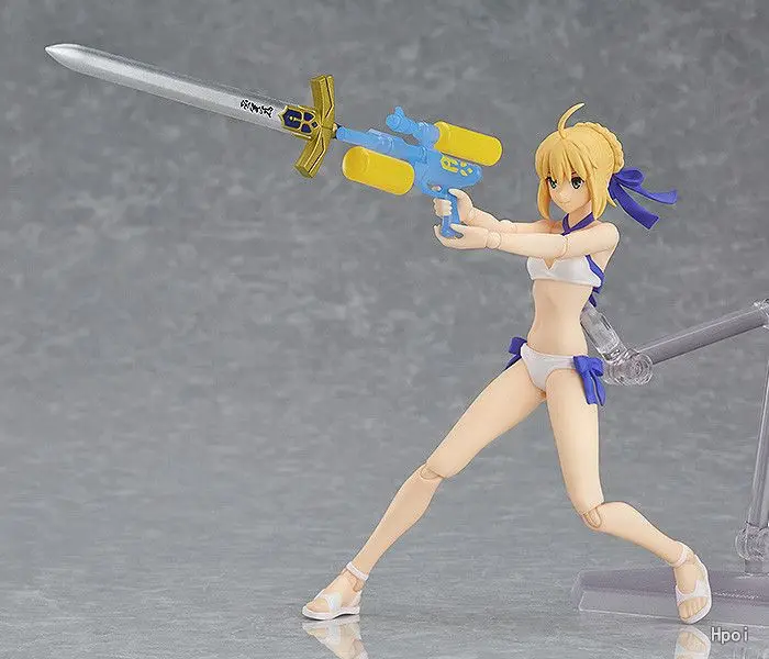 Аниме Fate Grand Order Saber Lily Figma EX 038 Artoria Pendragon экшн фигурка из ПВХ Коллекционная модель