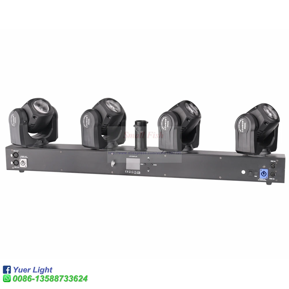 RGBW 4IN1 4x32 Вт светодиодный четырех головый Moving головной светильник высокого Мощность 200 Вт Quad стробоскоп светильник ing для вечерние диско ди-Джея свет для сцены парти светильник