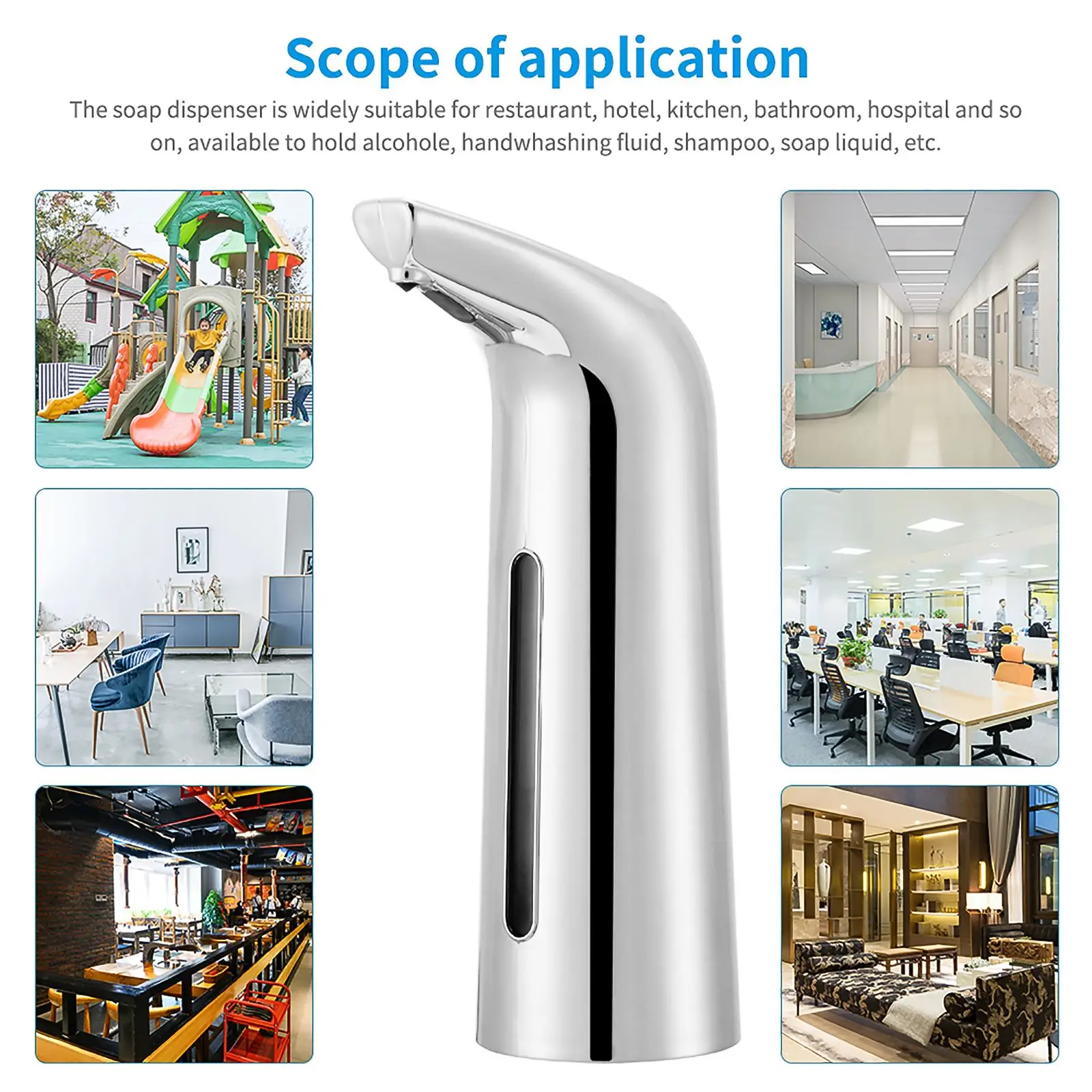 

Automatic 400ML Electric Soap Dispenser With Sensor for Kitchens And Bathroom 400ML Soap Dispenser Soap Dispenser bathroom pump
