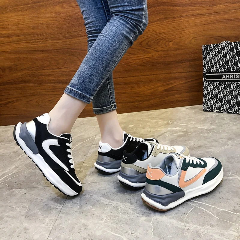 

Туфли вафельные женские, дышащие взрывобезопасные, Спортивная повседневная модная модель, Новинка осени 2021