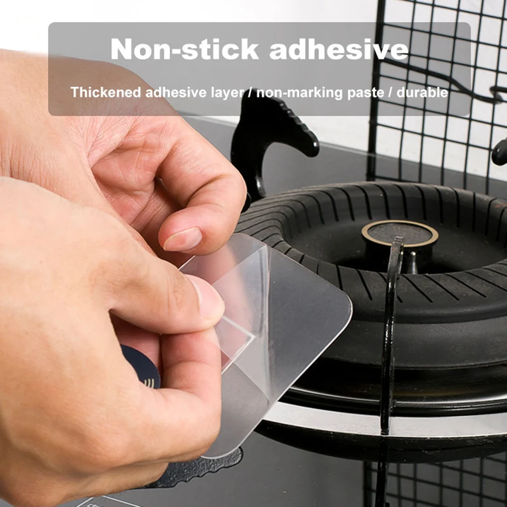 

360 Degree Rotating Kitchen Hook 4 Hooks Self-Adhesive Hanging Type Cutlery Storage Rack for Room, Kitchen, Bathroom Decoration