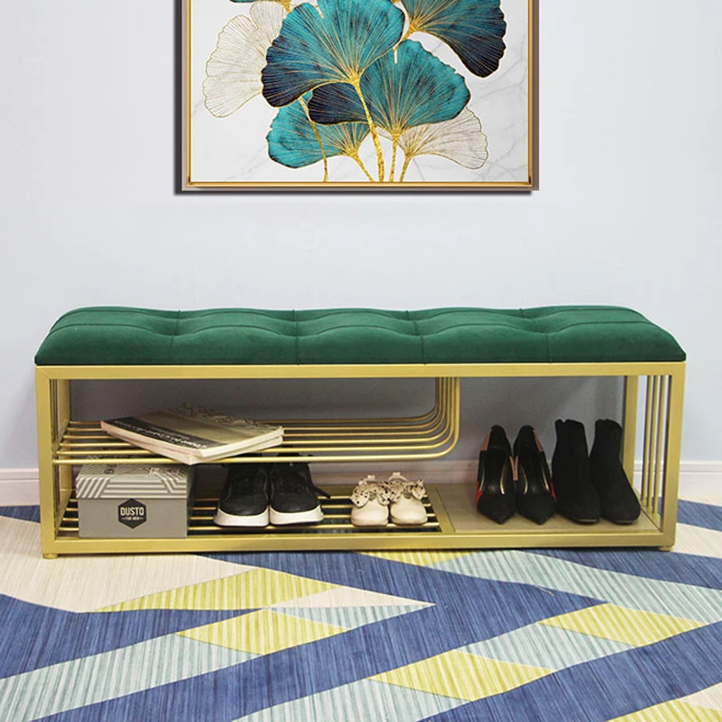 Северная современная роскошная Золотая бархатные туфли сменные подставки для