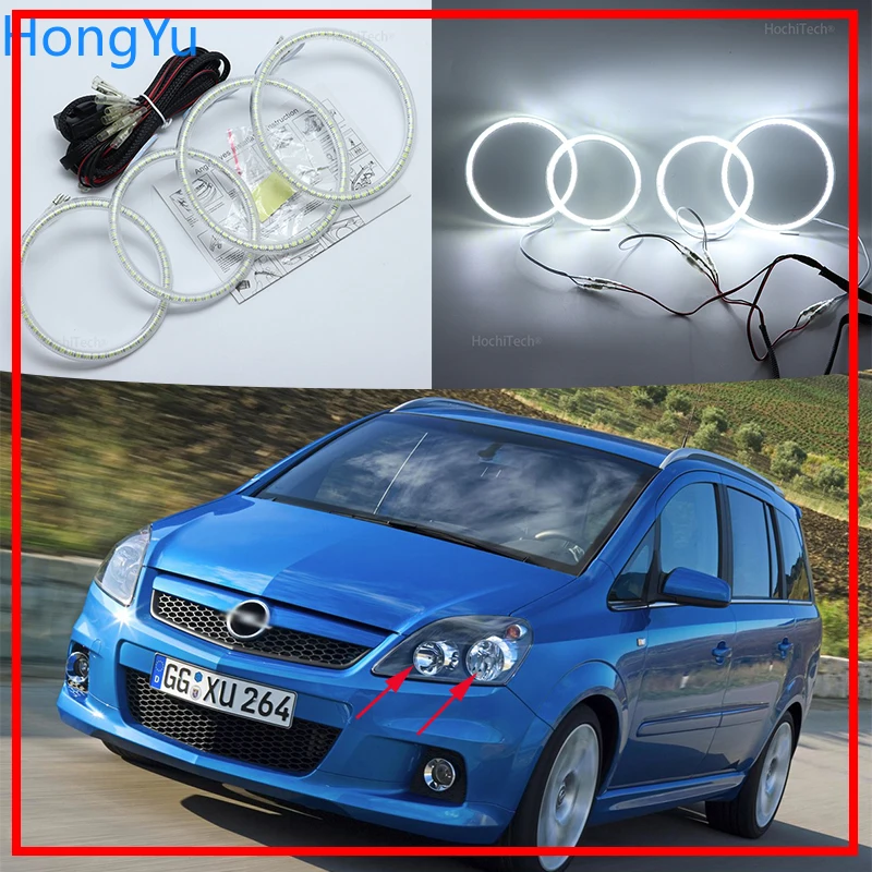 

For Opel Zafira B 2005-2014 Super Bright white color 3528 SMD led Angel Eyes kit daytime running light DRL