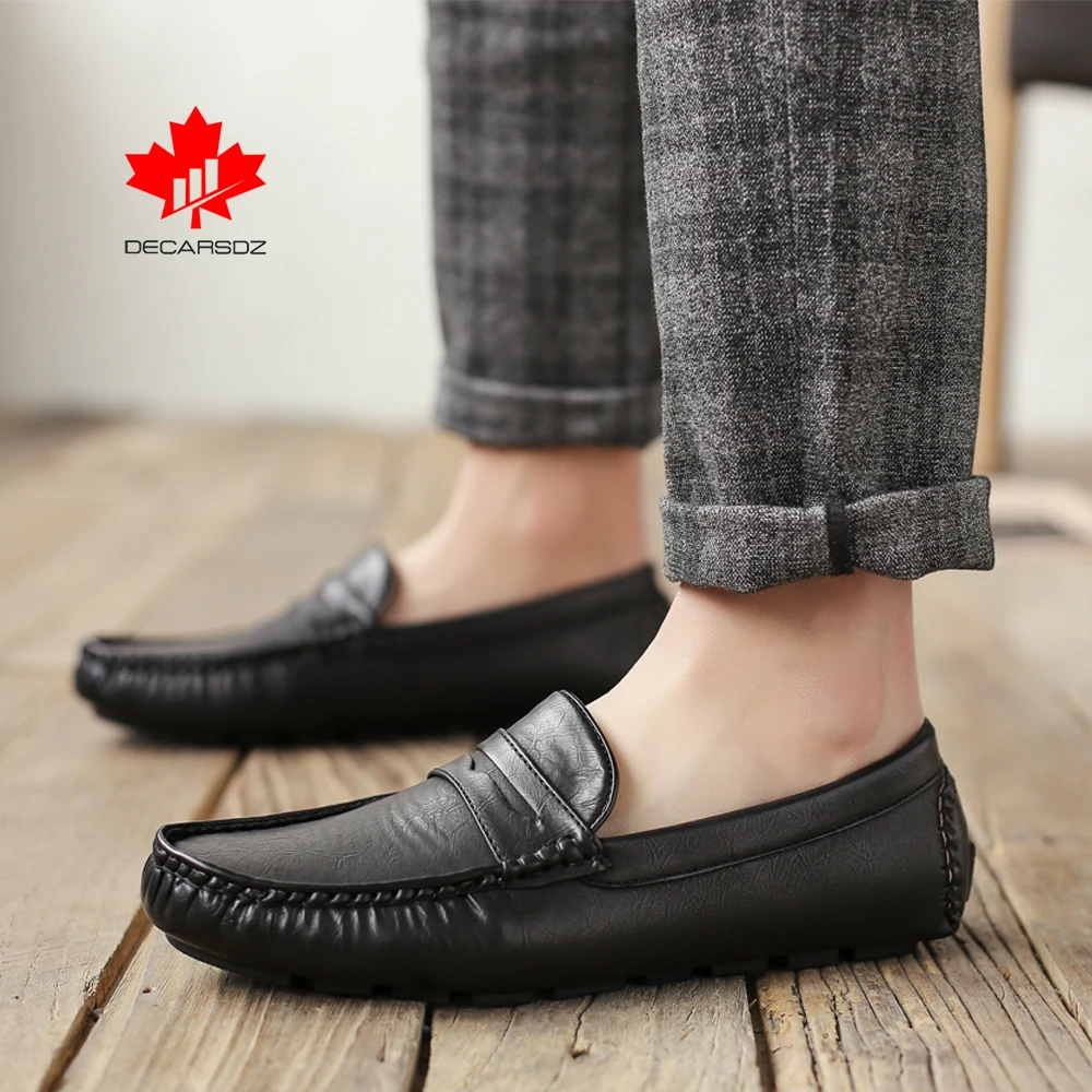 Мужская повседневная обувь Осенняя модная мужская на плоской подошве Модель 2020