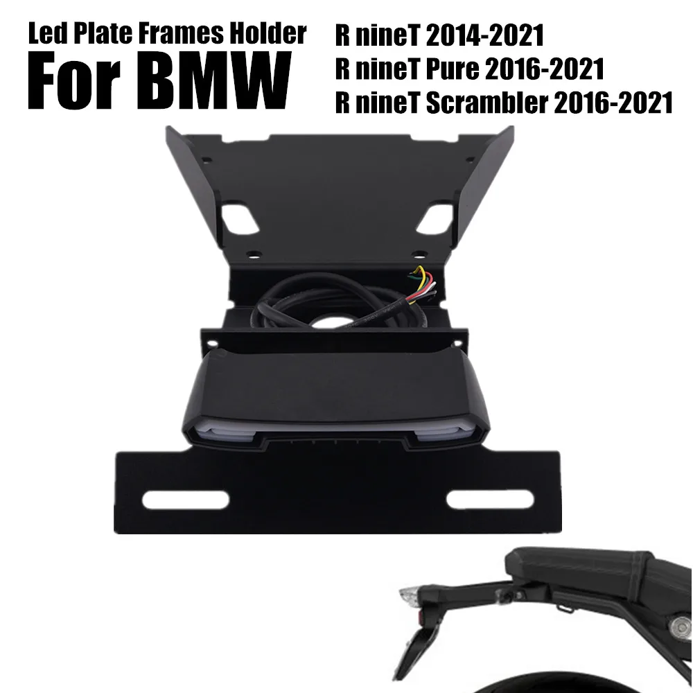 

Motorcycle License Plate Frames Holder CNC Aluminium Tail Tidy Fender Plate Led Lights For Yamaha YZF R6 YZF-R6 2008 - 2019 D4