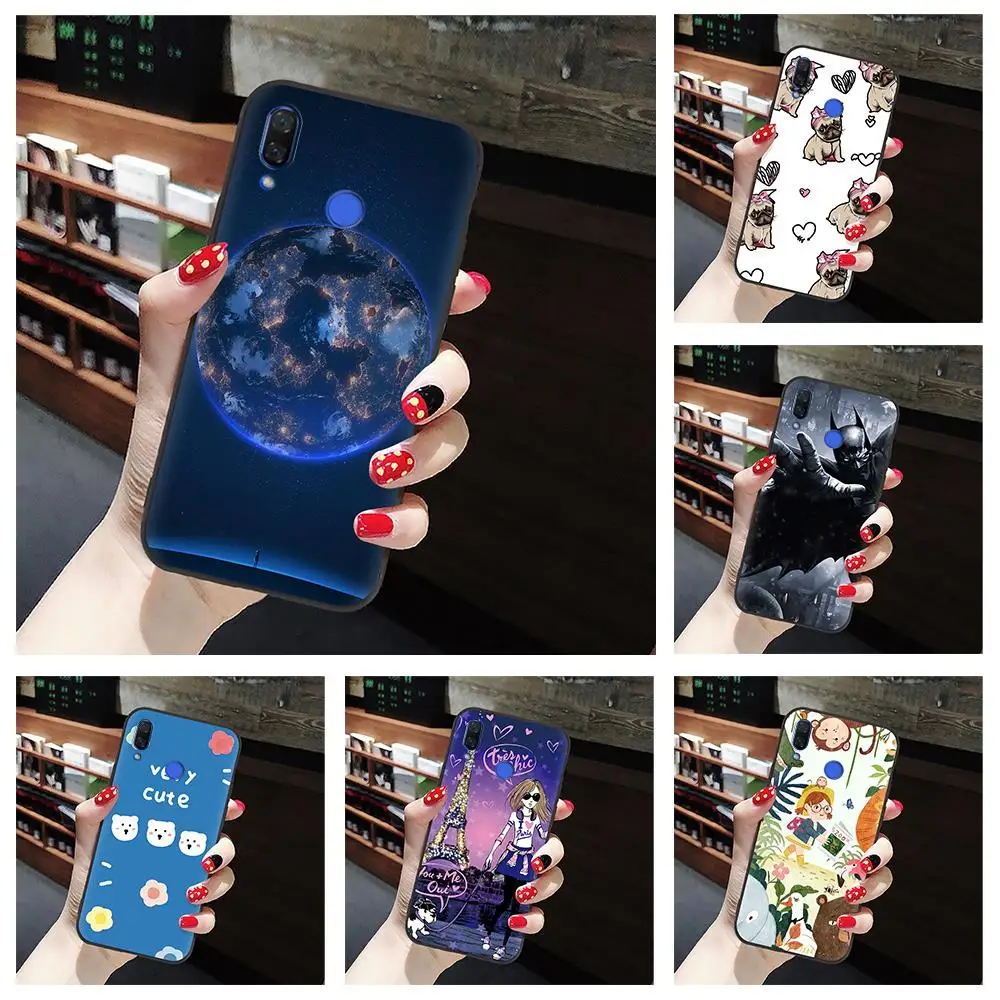 Чехол для телефона с мультипликационным рисунком Huawei Nova 3 водонепроницаемый