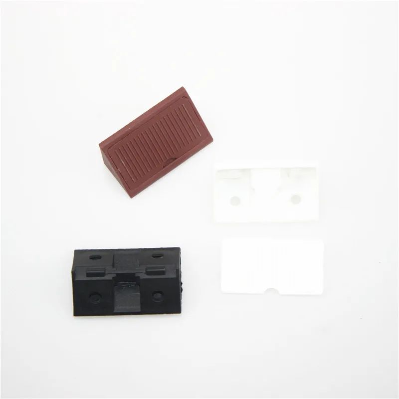 20 шт нейлон Пластик утолщенной угловых кронштейнов под прямым углом 90 градусов