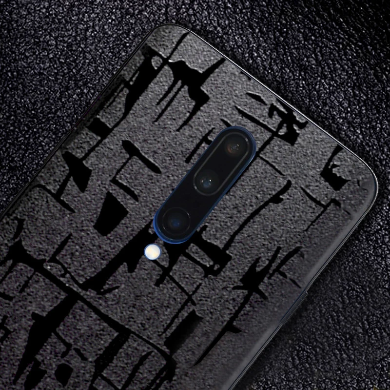 OnePlus 8 Pro Алмазная пленка с крокодиловой текстурой майя обмотка наклейка на заднюю