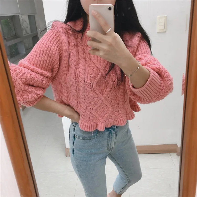 Женский трикотажный пуловер HAMALIEL яркий небесно-голубого цвета с