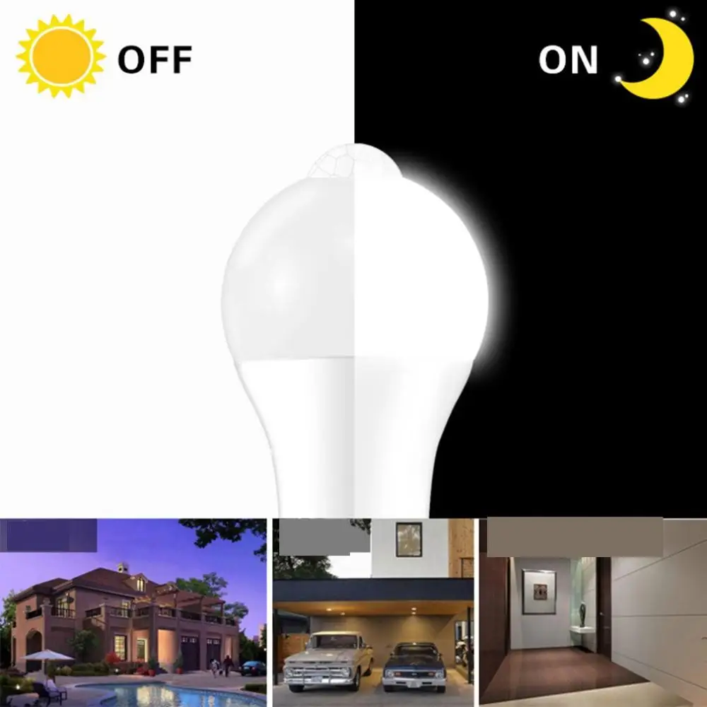 Новый стиль светодиодный светильник с датчиком движения E27 B22 Светодиодный Bombillas