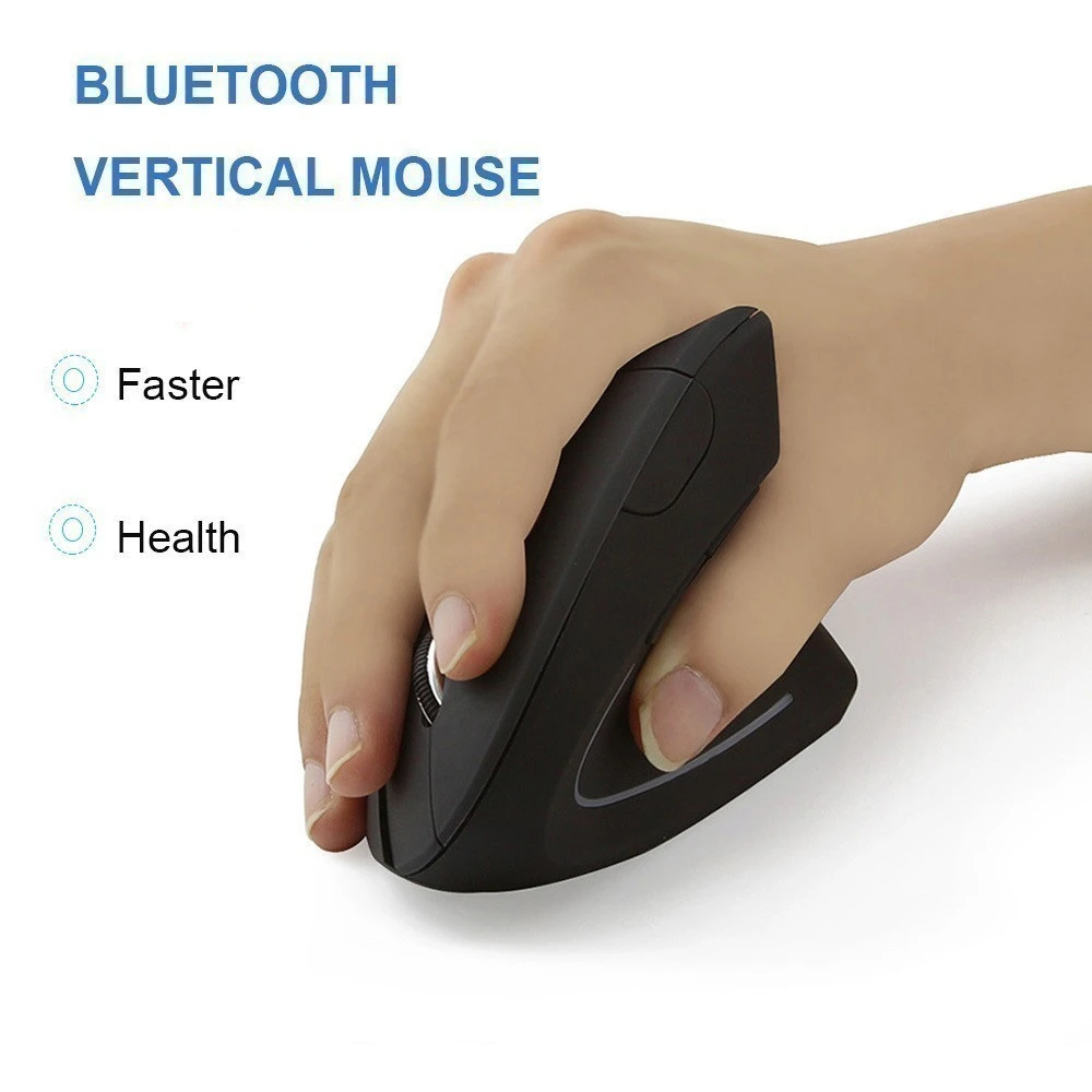 Bluetooth беспроводная Вертикальная игровая мышь оптическая эргономичная