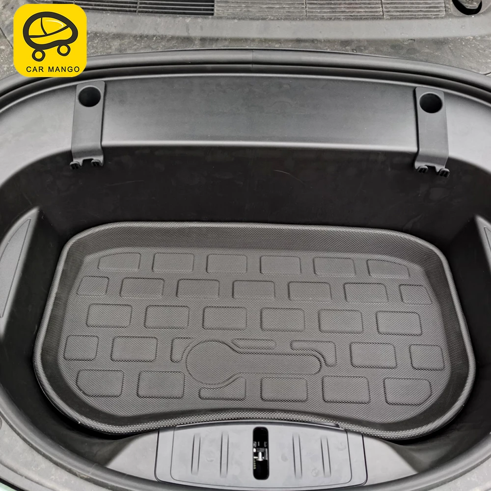 

For Tesla Model 3 2017 2018 2019 2020 2021 Car Front Trunk Mats Cargo Liner 3D Surround TPE Non-slip Tray Carpet Accessories