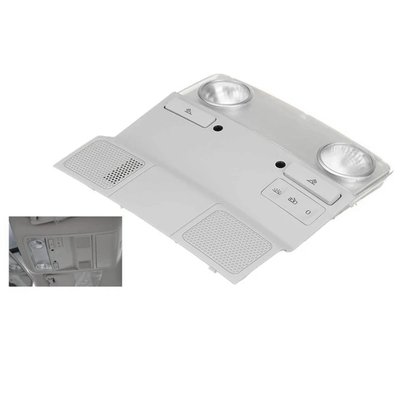 

Car Interior Roof Lamp Reading Light For Sagitar otan Golf 6 Mk6 Jetta Mk5 Passat B6 1Kd947105B Gray