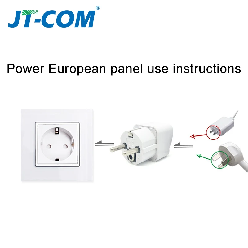 Универсальное сетевое зарядное устройство переменного тока с вилкой US/UK/AU/EU 1 шт. |