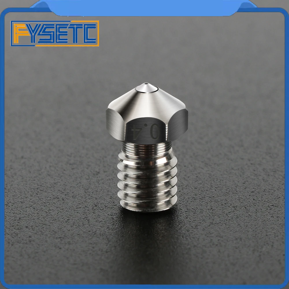 Титановый сплав E3D Рубин/Сапфир сопло V6 1 75 мм сопла 0 4 подходит PETG ABS PET PEEK нейлон
