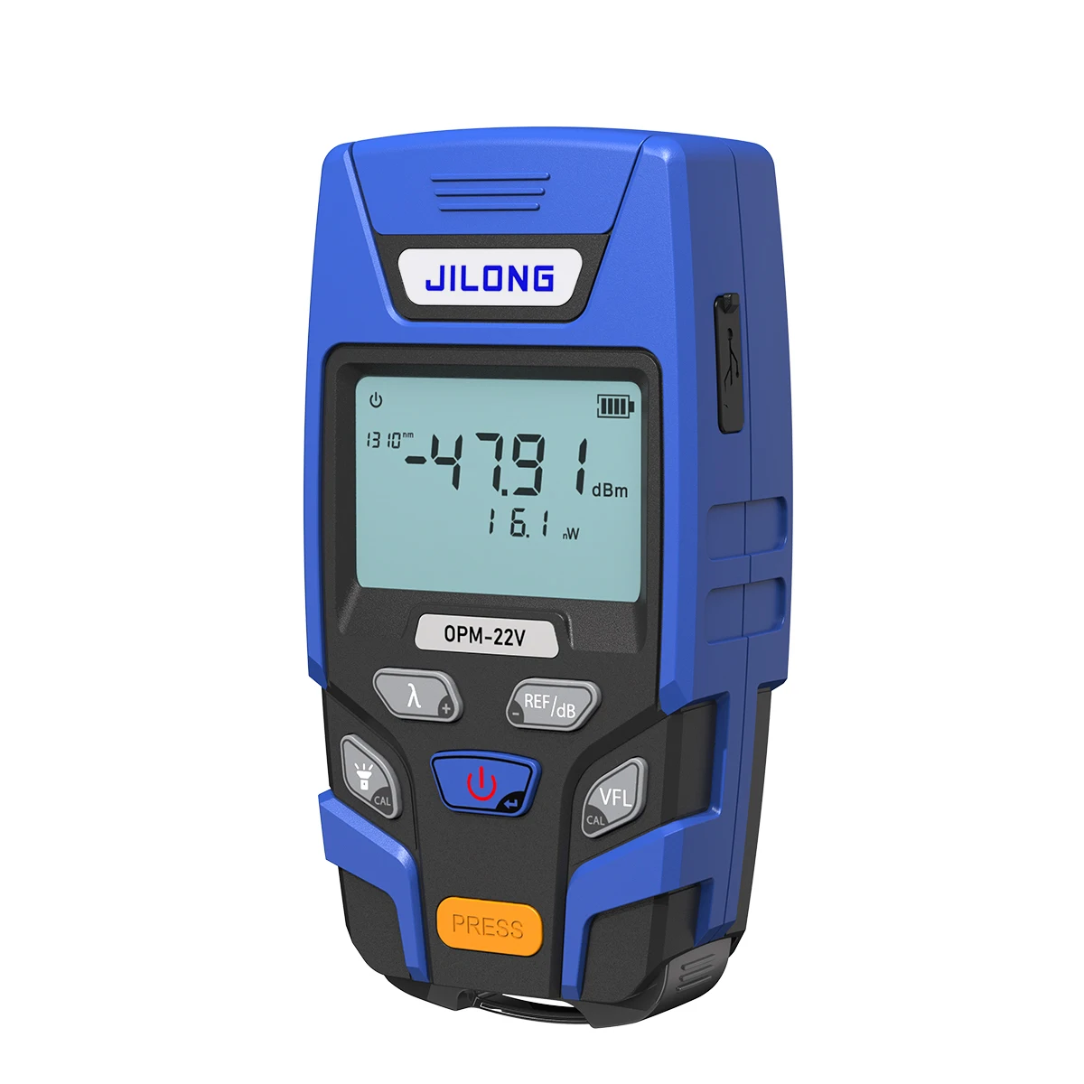 

JILONG OPM-22V Fiber Optic Power Meter, Optical Power Meter, Optical Light Source, Fiber light Source 7 Wavelengths power meter