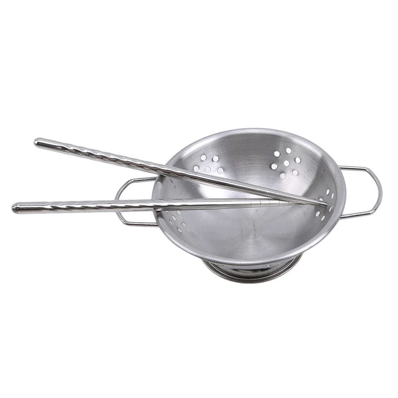 

Children Mini Kitchen Cookware Pot Pan Kids Pretend Cook Play Toy Simulation Kitchen Utensils Toys Set Children Gift