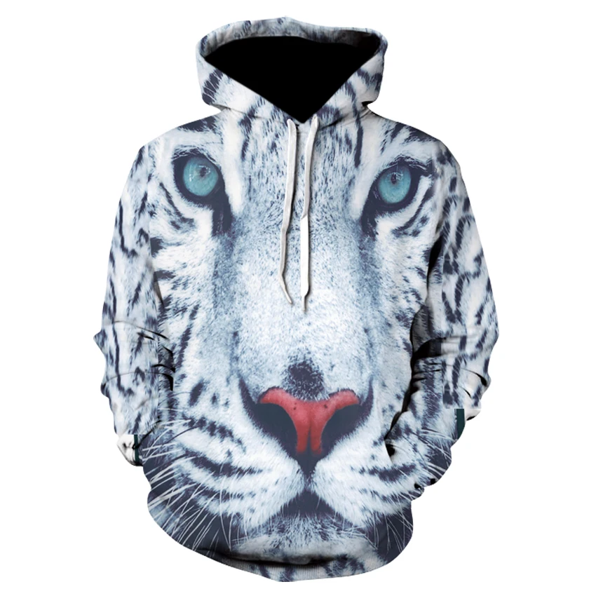 

Men's 3d Harajuku Lion Head Hoodie With New Animal-Character Print Hoodie, And 2021 Brand Hoodie With A Retro Tracksuit Street