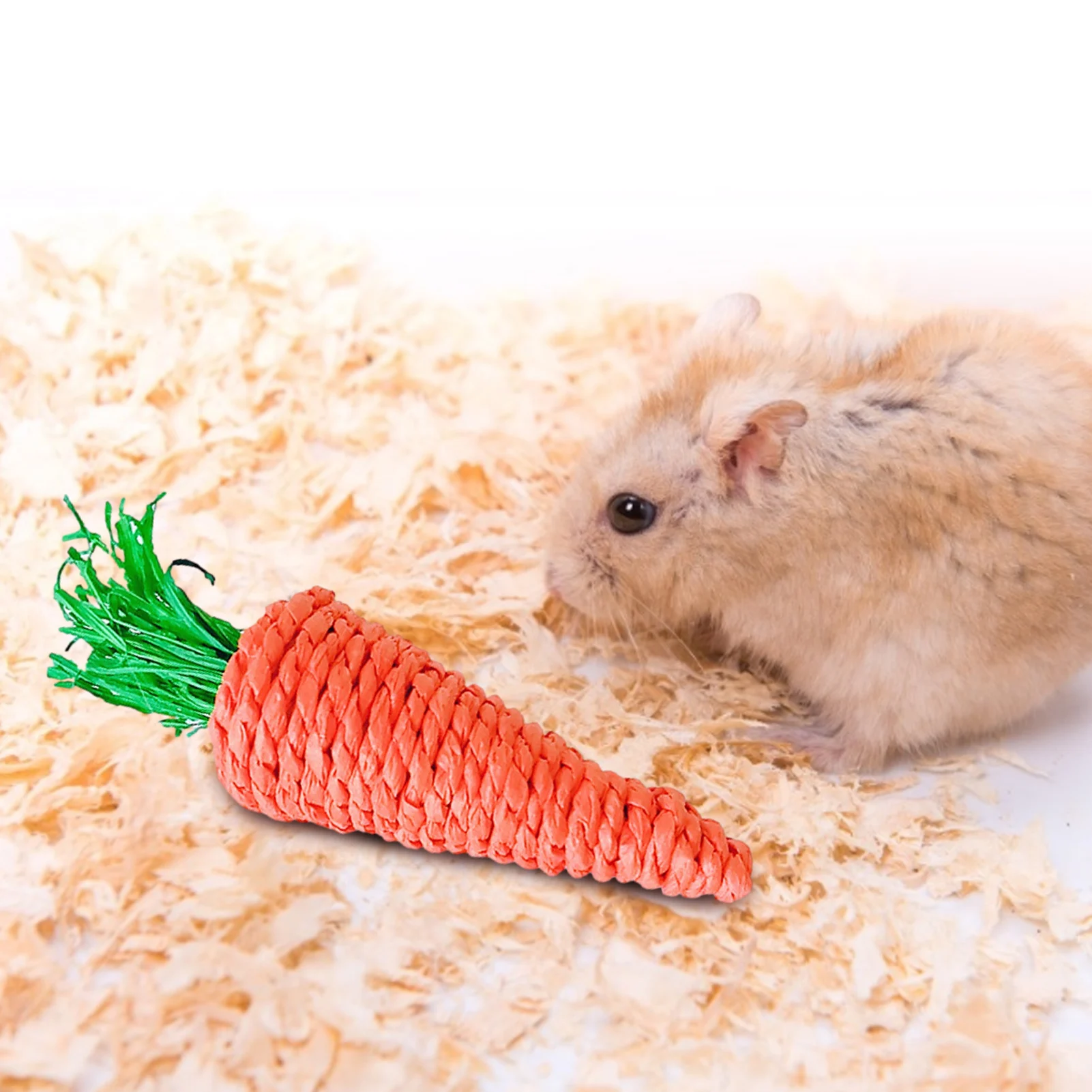 

3Pcs/Set Carrot Shaped Rabbit Hamster Chew Bite Toys Guinea Pig Tooth Cleaning Toys Hamster Toys Brinquedos Durable