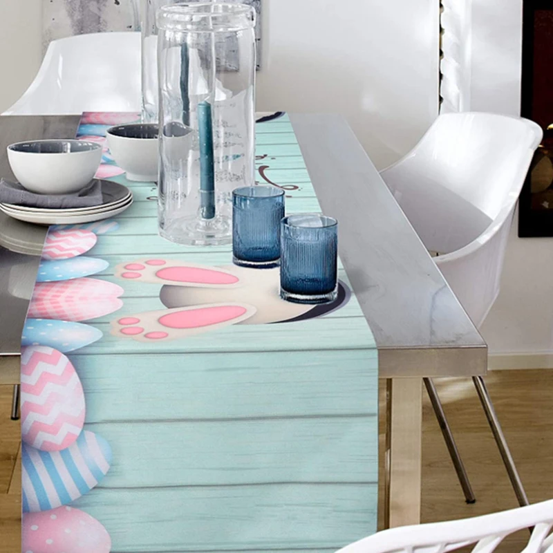

Easter Tablecloth,Rabbit Tail Table Mat, Suitable for Spring and Easter Holiday Decoration