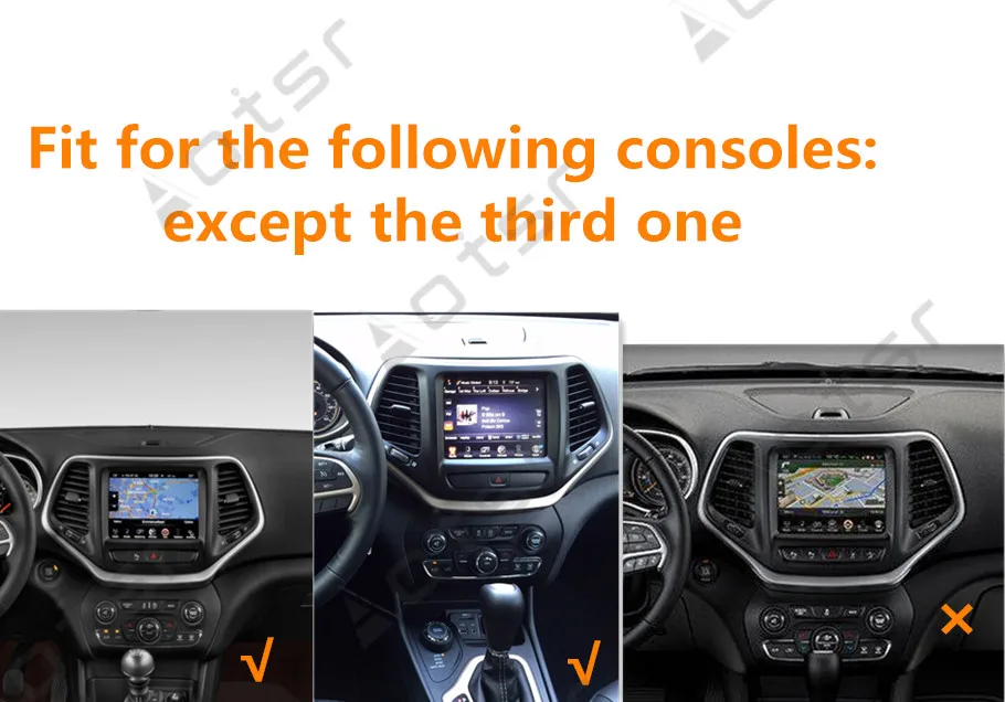 Автомобильный радиоприемник в стиле Tesla на Android 9 с GPS-навигацией для JEEP Cherokee 2014-2019