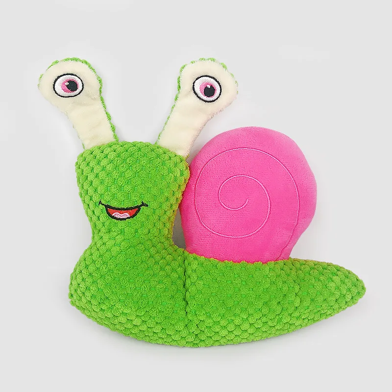 

Pet Snail Plush Toys Dogs Are Resistant To Biting Sound Little Snail Cat Toys