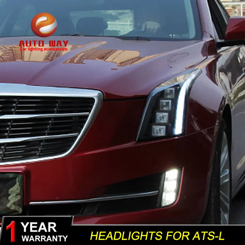 Светодиодный чехол для фар Cadillac ATS 2014 2018 всех с линзами ближнего и дальнего