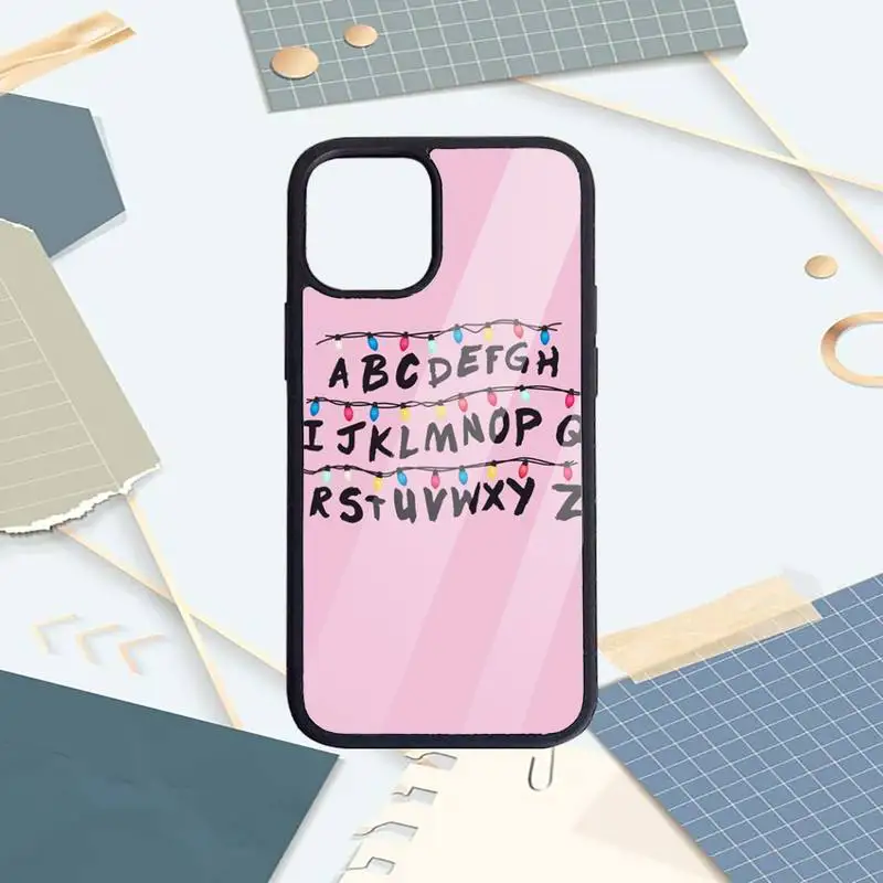 

Stranger Things Christmas Lights Phone Case PC for iPhone 11 12 pro XS MAX 8 7 6 6S Plus X 5S SE 2020 XR