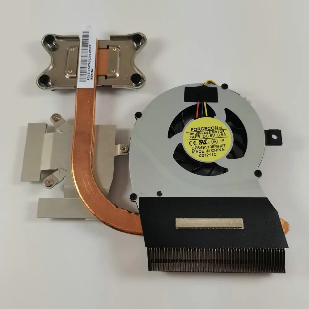 Новый оригинальный ноутбук радиатор процессора вентилятор охлаждения для