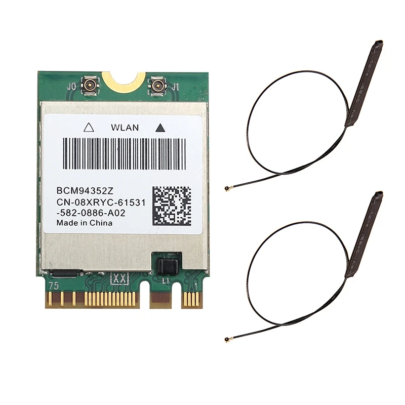 

WiFi Card BCM94352Z with Antenna 1200Mbps 5G/2.4G Dual Band BT4.0 M.2 Support Airdrop for Hackintosh MAC