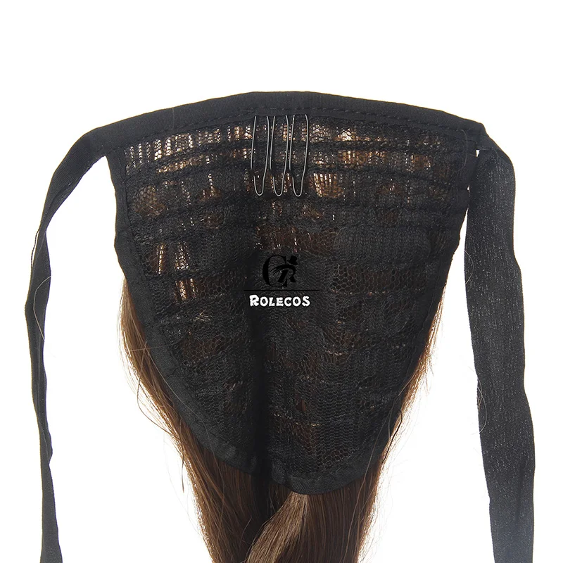 Парик для косплея ROLECOS Game FF VII 7 длинный синтетический парик Aerith gainsfun FF7 Aeris