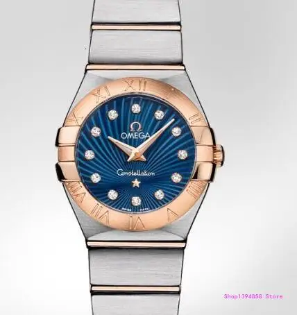 

Omega Luxury Brand quartz women Watches Quartz Watch Stainless Steel Strap wristwatch classic business dress men watch