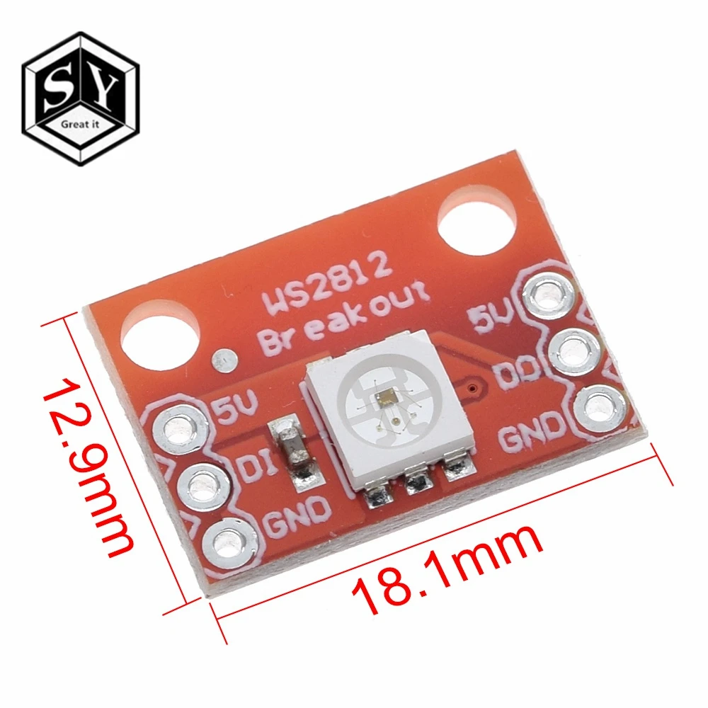 Новый 1 шт. Great IT WS2812 RGB светодиодный коммутационный модуль для Arduino DIY KIT|volume adjustment| |