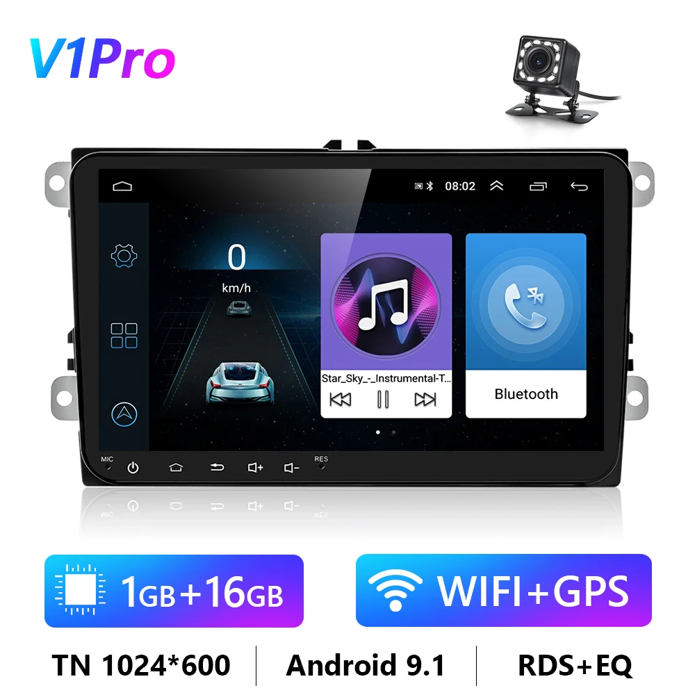 Купить Магнитолу 9 Дюймов Андроид 10