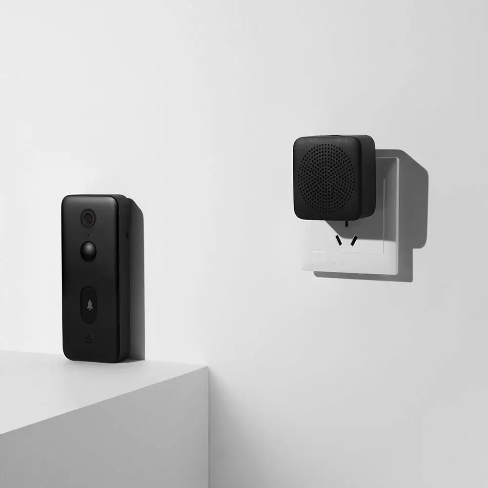 Xiaomi видео дверной звонок 2 MJML02-FJ AI умный домофон Обнаружение человека 3 дня