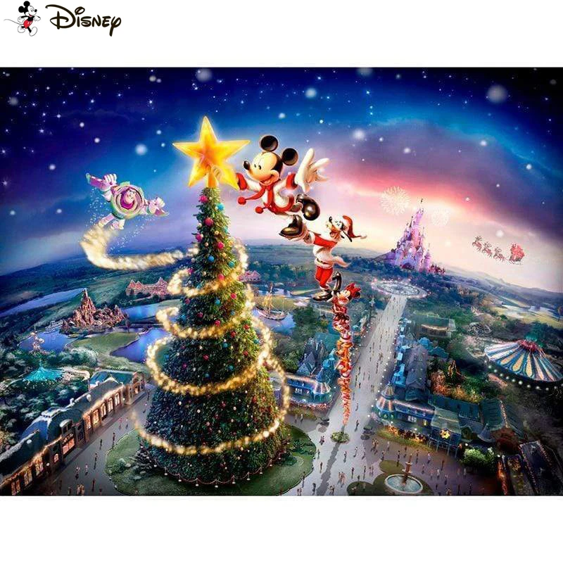 

Алмазная 5D Вышивка «сделай сам» Disney, полноразмерная картина «мультяшный Микки Маус», квадратная/круглая Стразы, декоративное искусство, ...