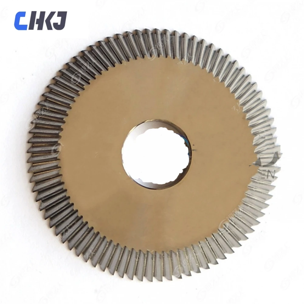 CHKJ Tungsten Steel Double-sided Angle Cutter-R0114 C.C φ60*6*φ16*80T*80° Key Machine Face Milling Cutter For 218-D 218-A 218-B