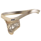 Мужские стринги сексуальные, искусственная кожа, нижнее белье, бикини, стринги, танга, нижнее белье, стринги, мужские стринги с открытой спиной