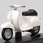 Винтажный скутер Maisto в масштабе 118 Piaggio Vespa 50, специальный скутер 1969, мотоцикл, литый под давлением автомобиль, моторный велосипед, Игрушечная модель, подарок для детей