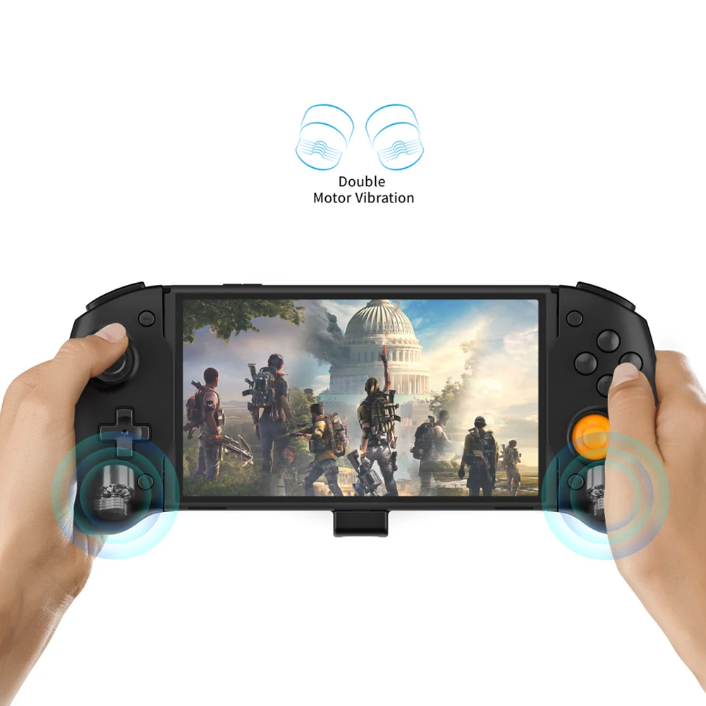 Upgrade For Nintendo Switch Gamepad Controller Handheld Grip Double Motor Vibration Built-in 6-Axis Gyro Joy-pad for Switch OLED
Upgrade For Nintendo Switch Gamepad Controller Handheld Grip Double Motor Vibration Built-in 6-Axis Gyro Joy-pad for Switch OLED