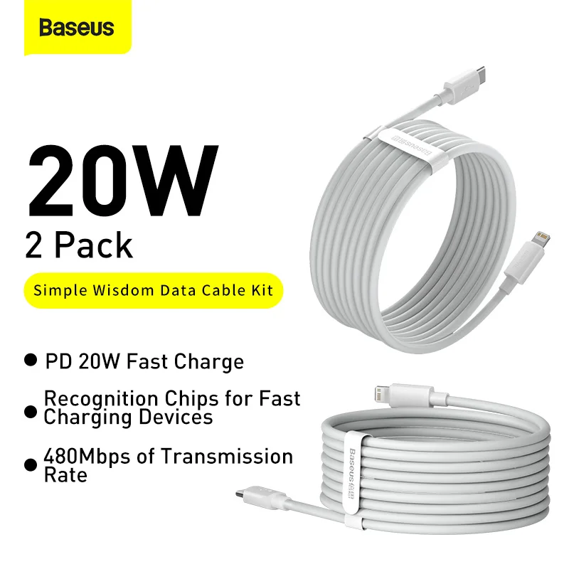 Кабель Baseus USB Type-C PD 20 Вт для iPhone SE 11 Pro X XS 8 | Мобильные телефоны и аксессуары